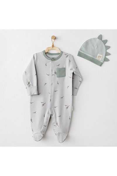 andywawa Baby Jumpsuit Set Romper Hat Set Mummy S Snuggle Saurus
