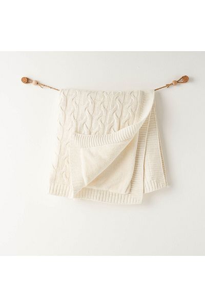 andywawa Baby Knitted Blanket Knitted Blanket 85X100