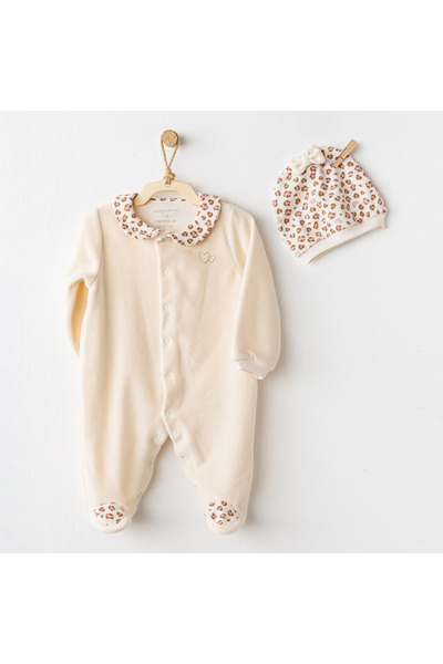 andywawa Baby Jumpsuit Romper Velvet Little Leopard