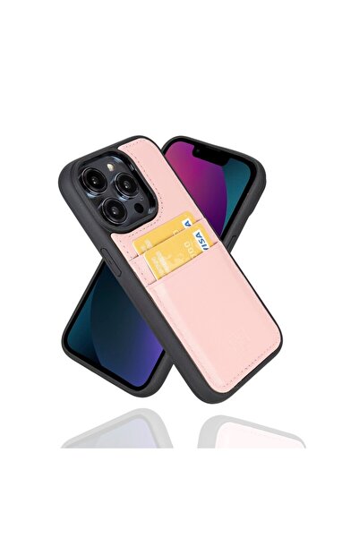 Bouletta Apple iPhone 14 Pro Uyumlu Deri Arka Kapak FXCP NU2