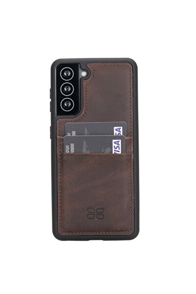 Bouletta Samsung Galaxy S21 Uyumlu Deri Arka Kapak FXCP TN03