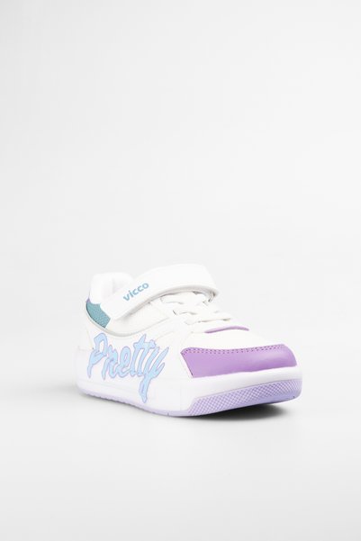 Vicco Pretty Model Işıklı Kız Bebek ve Çocuk Beyaz Sneaker
