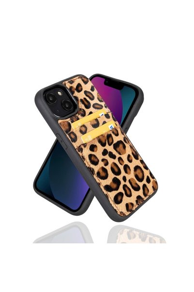 Bouletta Apple iPhone 14 Uyumlu Deri Arka Kapak FXCP LE01N