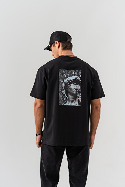 BORZ Unisex Siyah Borz 1996 Nakış Detaylı Sırt Baskılı Oversize Kalıp Bisikle...