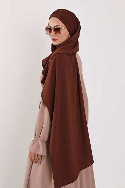 Aisha's Design Practical Aerobin Shawl, Cps-91, Brown