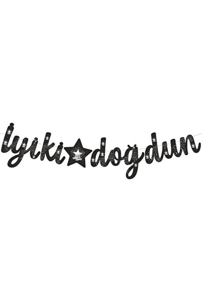 BatıDoğu Καλλιγραφικό πανό με θέμα το ασημένιο αστέρι για την ημέρα της γενεθλίων