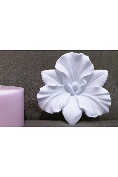 morlalem m 3 Boyutlu 10cm Çiçek Silikon Kalıp K-565, Polyester Kokulu Taş Sab...
