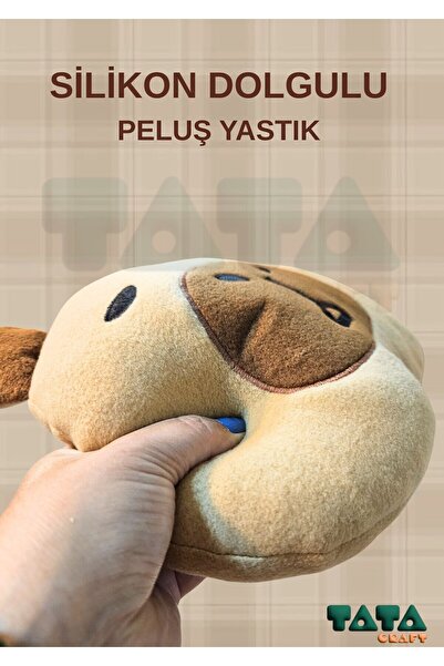 TATA CRAFT CAPYBARA PELUŞ YASTIK ÇOCUK ODASI DEKORASYON