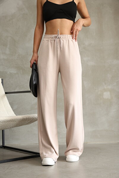 PONÇİK Kadın Geniş Pantolon Modal Kumaş SOFT TOUCHE EŞOFMAN