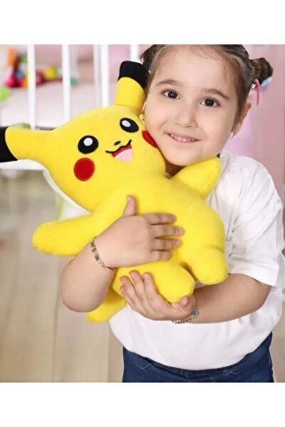 Genel Markalar Pikachu Figürlü Oyuncak Yumuşak Dokulu Pokemon Pikachu Peluş Oyuncak