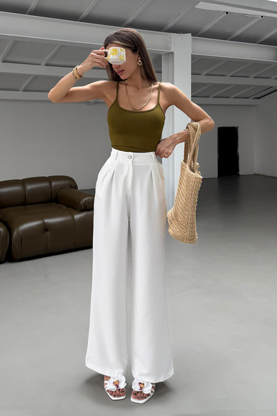 Hersteller High Waist Wide Leg Palazzo Trousers