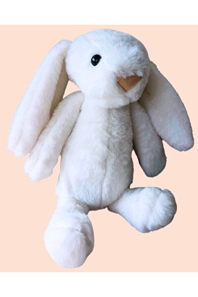 Moontoys Uyku Arkadaşım Sevimli Peluş Tavşan Beyaz