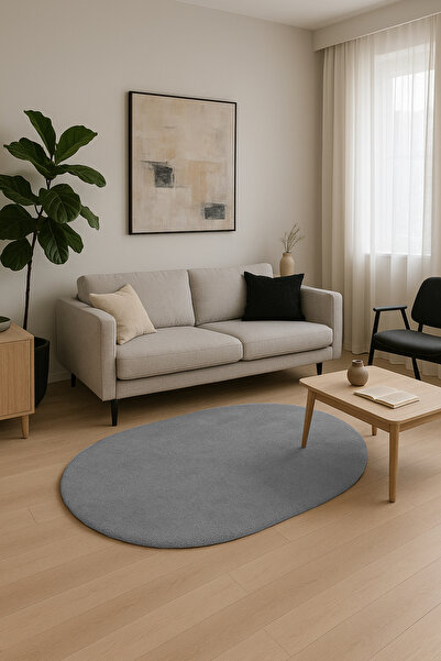 KEVLİNE SOFT DECOR Kaymaz Taban Peluş Halı Dekoratif Koridor Salon Çocuk Odas...