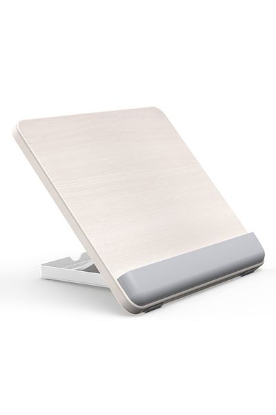 Deppo Trend Heightenable/Adjustable Notebook/Tablet/Ipad/Macbook Compatible Wooden Stand with Wristband Support