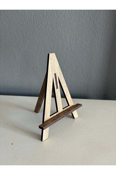 Pankart Evi Mini Mdf Easel Compatible with Cards - Desktop Photo Stand