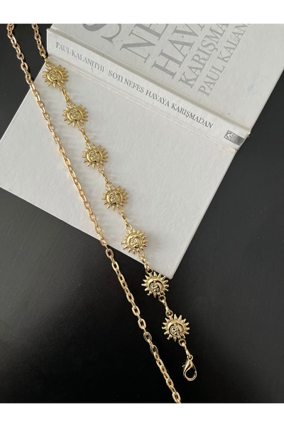 Zoula Curea de damă cu lanț reglabil, cu detalii aurii, 7 piese, curea pentru talie, curea pentru fustă, curea pentru rochie