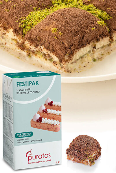 PURATOS Festipak Şekersiz Sıvı Şanti (12 Ad)