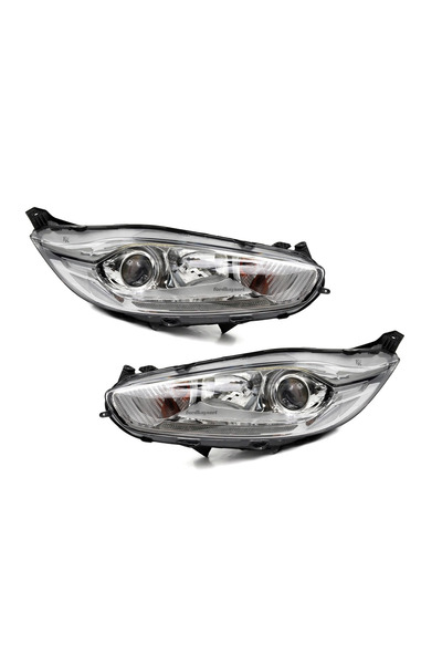 fkoto Fiesta Uyumlu Ön Far Lamba Mercekli Sağ Sol Takım 7,5 Kasa 2013-2018