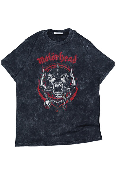 Fuddy Moda Unisex μπλουζάκι Motörhead με στάμπα, πλενόμενο και ανθεκτικό, Ove...