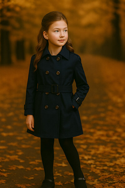 MCLKKİDS Trençkot Kız Çocuk