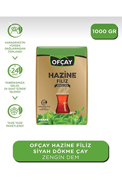 OFCAYSAN Ofçay Hazine siyah dökme çay 12 Adet