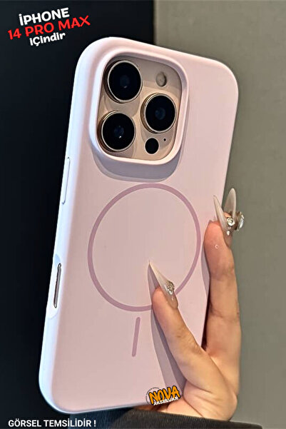 cepmoda iPhonE "14 PRO MAX" Kılıf - içi Kadife MAGSAFE Soft Premium Lansman J...
