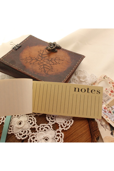 baddin aksesuar Post-It Vintage Memo Pad Penpal Bullet Journal Art Note Paper Stationery Creative Journamm Üz