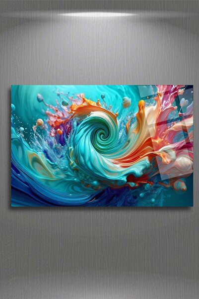 HMDS CONCEPT Dansul culorilor Pictură pe sticlă 22