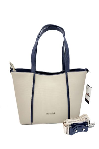 Just Polo Women's Sand Brown Large Size Lacoste Fabric Hand and Shoulder Bag P346037Mh