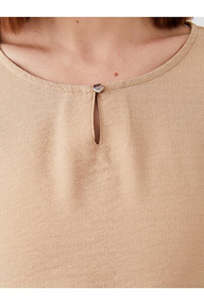 LC Waikiki Γυναικεία μπλούζα LCW Grace Crew με μακρύ μανίκι (S3)