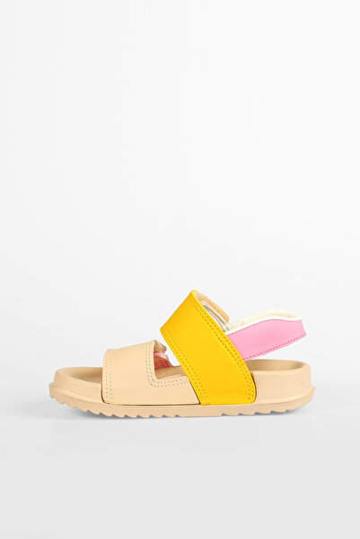 Vicco Krixi Model Baby Girl and Kids Sandals Beige