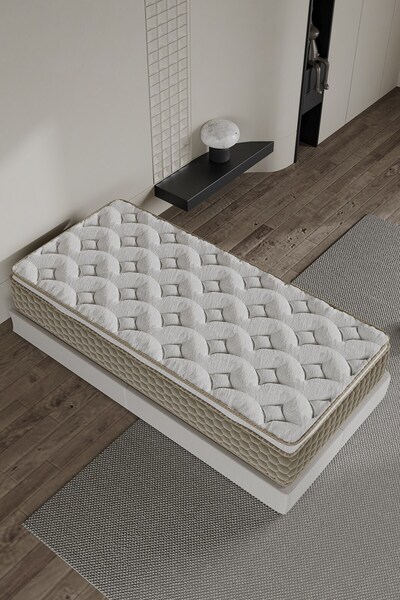 ARGİMO Argimo Mocha Tek Kişilik Pedli Paket Yaylı Yatak 30 cm