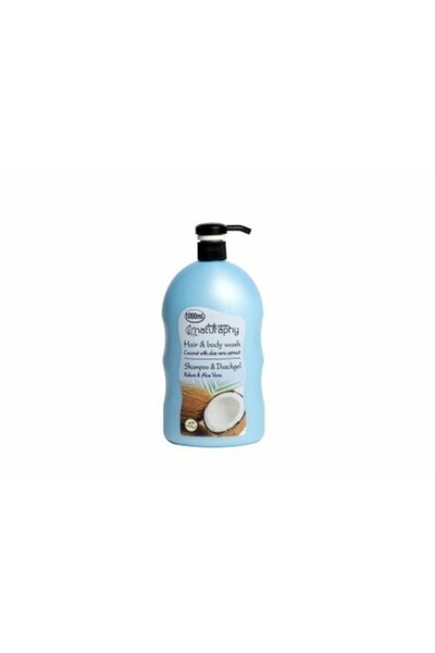 Naturaphy Shampoo and Shower Gel with Coconut and Aloe Vera 1000ml Naturaphy