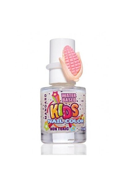manoArt Παιδικό βερνίκι νυχιών με βάση το νερό 9 ml, Manoard, λευκό