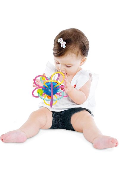 Hola Teething Rings, Soft TPU Material for Teething Relief