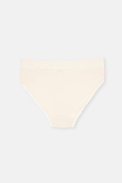Dagi Ecru Micro Polyamide 2-Piece Brief