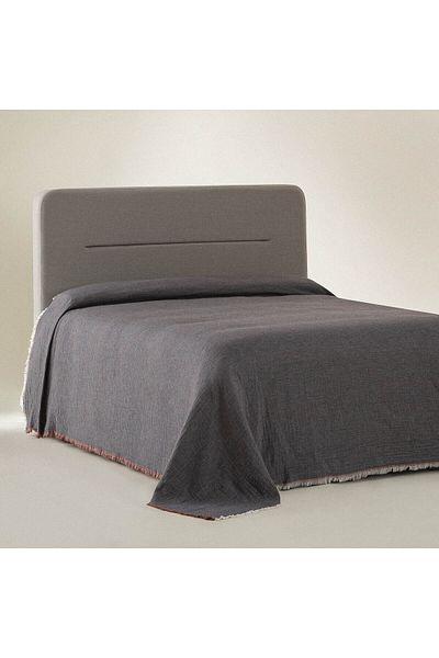 Ecocotton Muna Double Bedspread 100% Organic Cotton Inject Terra-Anthracite 240X260 cm