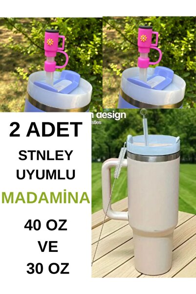 madamina 2Pcs 10 mm Silicone Pipette Stopper Cap for Stnley Shaped Quencher Pipette Stopper, Silicone Cover