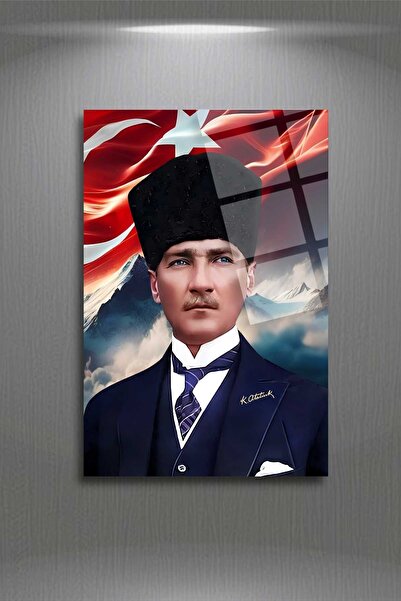 HMDS CONCEPT Pictură pe sticlă Mustafa Kemal Atatürk 52