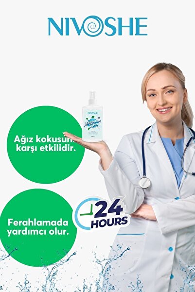 NİVOFARMA 2'li Ekonomik Paket Ağız Kokusu Önleyici Giderici Sprey Ağız Kokusu Spreyi Ferahlık Ağız Spreyi