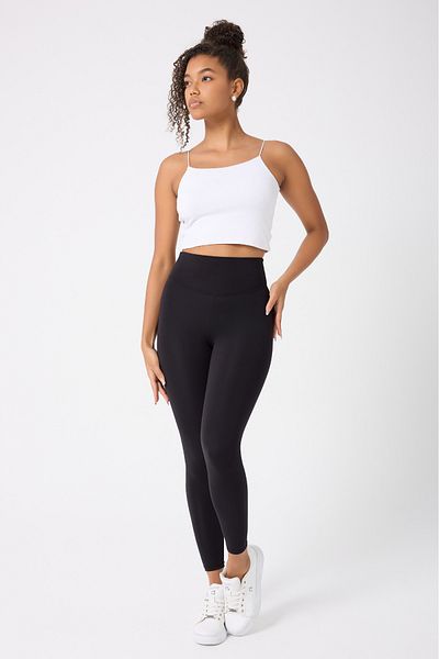 Myluvi High Waist Leggings Black |   Women's Sports, Yoga, Running and Casual Cupro