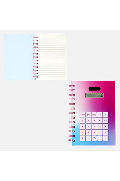 Flying Tiger Copenhagen Hesap Makinesi Detaylı Spiralli Defter