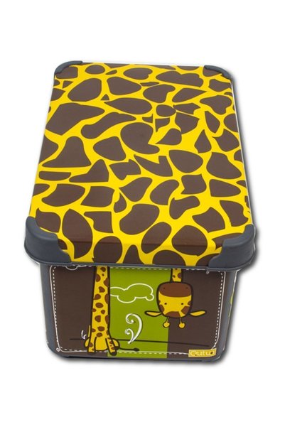 QUTU Style Box Giraffe Patterned 10 L Decorative Storage Box