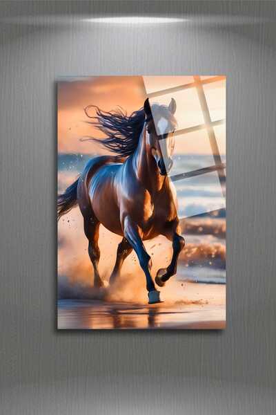 HMDS CONCEPT Tablou 14 despre mare și cal