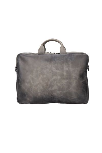 PLM Apollo 15-16 inch Leather Laptop Bag TN18EF Gray