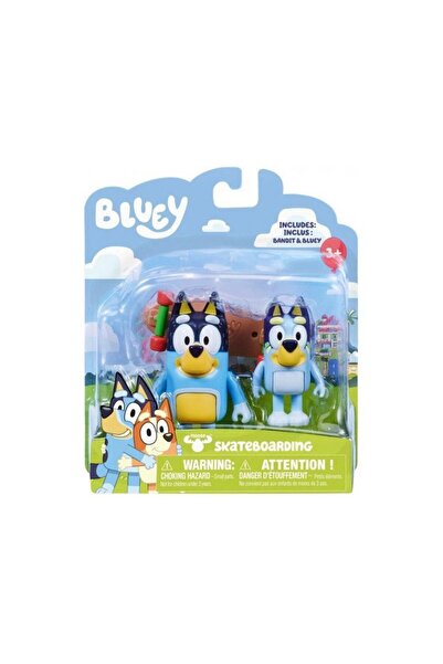 As Bluey & bandit peskateboard