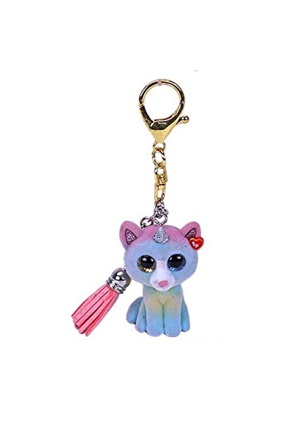 TY Plus breloc 8.5cm mini boos heather pisicuta cu corn