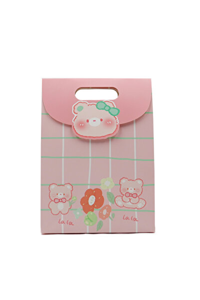 repro design 19x26 Sevimli Zarf Model Karton Hediye Çantası Cırtlı Doğum Günü Parti Çantası 1 Adet Model 10