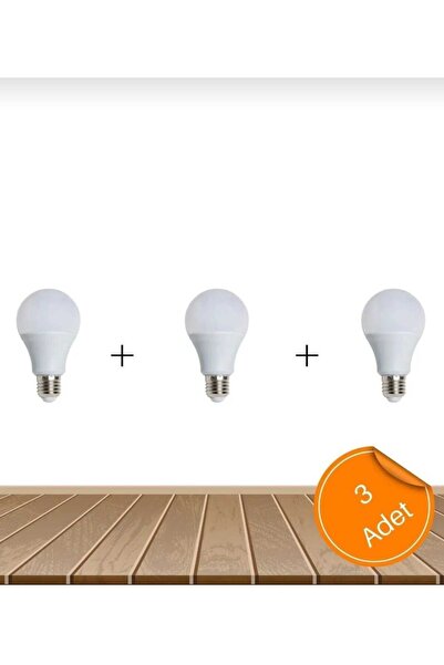 KUZEY AYDINLATMA 3 ADET LED AMPUL 9 WATT BEYAZ IŞIK