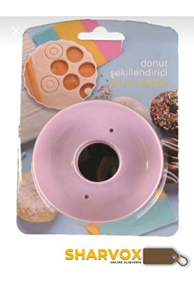 Genel Markalar Pratik Donut Kek Kalıbı – Hamur Kesici ve Şekillendirici Aparat | Kolay Kullanımlı Pasta ve Tatlı